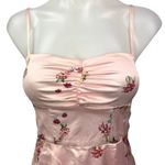 Princess Polly Pink Floral Silk Satin Sleeveless Mini Cami Camisole Slip Dress 2 Photo 6