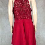 Emerald Sundae Red Lace Top Fit and Flare Dress NEW Size 1X Photo 10