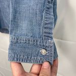 Old Navy  women’s medium wash denim button down long sleeve collar casual shirt M Photo 1