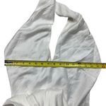 Lulus NWT Beyond Classy White Satin Halter Midi Dress M Backless Party Cocktail Photo 12