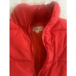 Hujoin Womens Red Crop‎ Short Puffer Jacket Sz S Photo 3