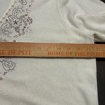 Avenue  Button Front Embroidered Sequined Elegant Pearl Color Cardigan size 14/16 Photo 5