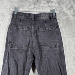 Madewell  Jeans 90s Straight Streetwear Casual Utility‎ Black Women Size 2/25 Photo 4