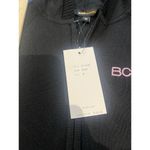 BCBG Maxazria women's M black full zip hooded long sleeve hoodie sweatshirt nwt Photo 6