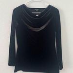 Brooks Brothers  Velvet Draped Neck Top Dressy Festive Holiday Party NWT Size XS Photo 0