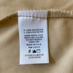 Nordstrom  Soprano Brown Tan w/ Navy flowers Sheer ruffled‎ flowy dress Photo 8