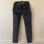 Miss Me  Signature Low Rise Skinny Jeans Embellished Western Bling SZ 27 Photo 1