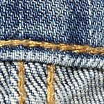 Old Navy  Women's Denim Jean Mini Skirt Medium Wash Raw Hem Size 10 Photo 2