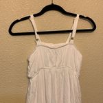 Indulge White babydoll mini dress  sz M bridal shower casual bridal engagement Photo 6