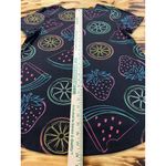 LuLaRoe Fruit Size Large Classic T Shirt Neon Print Preppy Beach Travel Women Photo 4