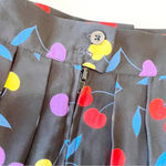 Modcloth Pleated Circle Skirt Cherries Print Women’s Size 4 Rockabilly Twirl Sm Photo 9
