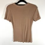 Fabletics Shirt Womens Small Clay Short Sleeve Round Neck Cotton Performance Photo 5