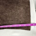 INC Women's | Rio  | Vintage Brown Suede Italy Zip Jacket Pantsuit 2 pc. Photo 12