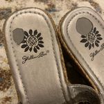 Yellow Box  Sandals Wedges Womens 7 Tan Rhinestone Photo 11