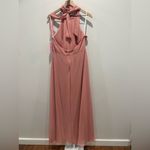 After Six After Six High Neck Halter Backless Maxi Dress Size 14 Photo 9