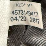 American Eagle  Outfitters Ripped Faded Black Curvy Mom Jeans, Size 4 Photo 4