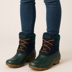Sperry Saltwater Wool-Top Duck Boots Size 8.5M Photo 0