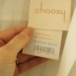 Choosy Crosby Plunging Shirt Dress Size 0 White Photo 6