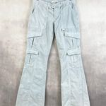 PacSun  Women Corduroy Cargo Pants Size 27 Low Rise Raver Flare Y2K Streetwear Photo 0