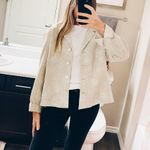 draper's & damon's Drapers And Damon’s Cream Flower Blazer Photo 2