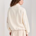 Madewell MWL Drapey Sherpa Buick Jacket Antique Cream Photo 2