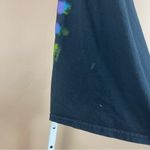 Doma Let's Get Weird Cat Size Small Tie Dye Graphic Tee Shirt Hippie Funny Black Photo 6