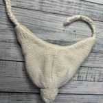 The North Face White Knit Hat Beanie With Pom Photo 2