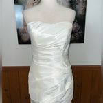 Stunning Allure Bridals Ivory Taffeta Mermaid Wedding Gown! Size 12 Photo 3
