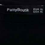 Pattyboutik 💥  Black V-Neck Short Sleeve Polo Photo 2
