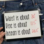 Gap  Denim Plus 34 Best Girlfriend Jeans Distress High Rise Dark Indigo Women’s Photo 11