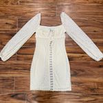 Princess Polly Don’t Be Salty Cream Long Sleeve Leopard Print Dress Size 4 Photo 6