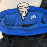 YITTY Plusshy Shaping High Waist Leggings Crushed Velvet Black Women's XL Photo 3