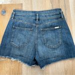 White House | Black Market Express Blue Jean Denim High Waisted 2 Button Shorts size 4 Photo 2