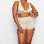 SKIMS  lace Pointelle high rise Boxer shorts in bone ivory NEW 4X Photo 7