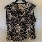Massini Stretch Sleeveless Cowl Neck Embellished Blouse Size XL Photo 0