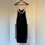 NICHOLAS Black and White Backless Dress Size XS Photo 11