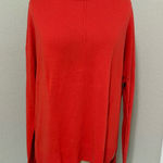 Halogen  Vibrant Red Crew Neck Sweater Photo 0