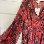 ALC Frank A.L.C. Elise Long Sleeve 100% Silk Floral‎ Mini Dress Photo 5