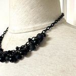 Ny Collection black beaded cluster necklace Photo 4