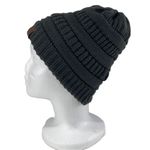 NWOT Women's Grey Satin lined Beenie Gray Photo 7