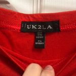 Uk2la DARK ORANGE MAXI SKIRT HIGH LOW SIZE SMALL Photo 3