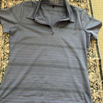 Nike  golf women’s size medium polo top purple stripes Photo 0