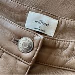 Wilfred ARITZIA  The Melina High Waisted Vegan Leather Pants Taupe Size 8 Tall Photo 12
