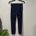 Lululemon cropped leggings size 4 navy blue Photo 1