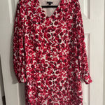 Who What Wear Long Sleeve Floral Shift Dress Photo 0