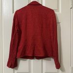 Ellen Tracy Textured Blazer Jacket Women’s Sz 4 Viscose Blend Festive Color Photo 5