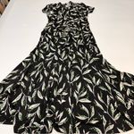 Rabanne Floral Maxi Dress Size 44 Black Photo 2