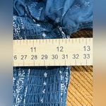 Japna  Wide Leg Romper Floral Wide Leg Strapless Smocked Jumpsuit Women's XS NWT Photo 12