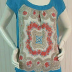 Anthropologie  blouse Moulinette Souers brand 100% silk Small Photo 0