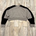 PINK - Victoria's Secret  women's small gray/black cropped sweatshirt Photo 4